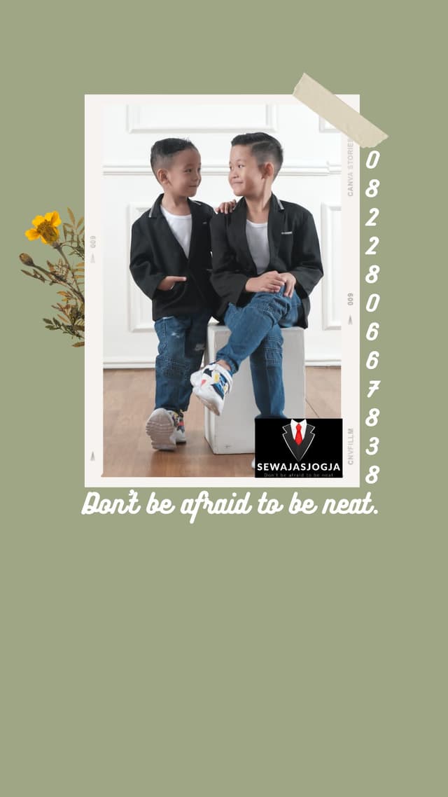 Sewa jas anak di jogja