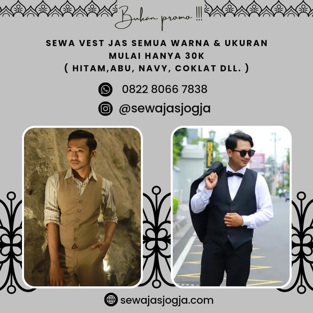 Sewa jas terpercaya di jogja @sewajasjogja | 0822-8066-7838